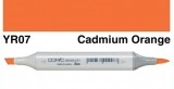 Cadmium Orange Marker SKETCH with double pointed rechargeable with indelible ink