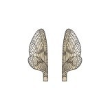 Realistic Mayfly Wings <br />Brown MW-1-BR 